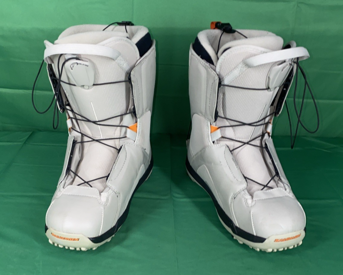 Stivali da snowboard Salomon Vigil Auto fit DONNA 10 5 marrone arancione stringati