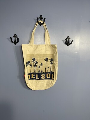 Del Sol Color Change Tote-Bag with Palm Trees Canvas