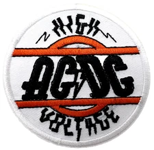 AC/DC ACDC High Voltage Rock Music Embroidered Iron on Patch Applique