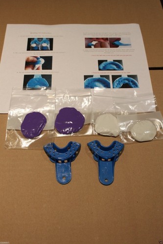 Kit de moldeo de masilla de molde de parrilla personalizado Kit de impresión para Silver Gold Grill Grillz - Imagen 3 de 3