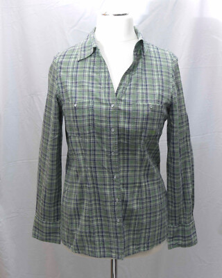 Flashlights Bluse Grün Kariert Gr.42