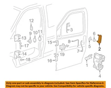 GM OEM 10-24 Express 1500 Front Door Lock Hardware-Handle, Outside 25989398