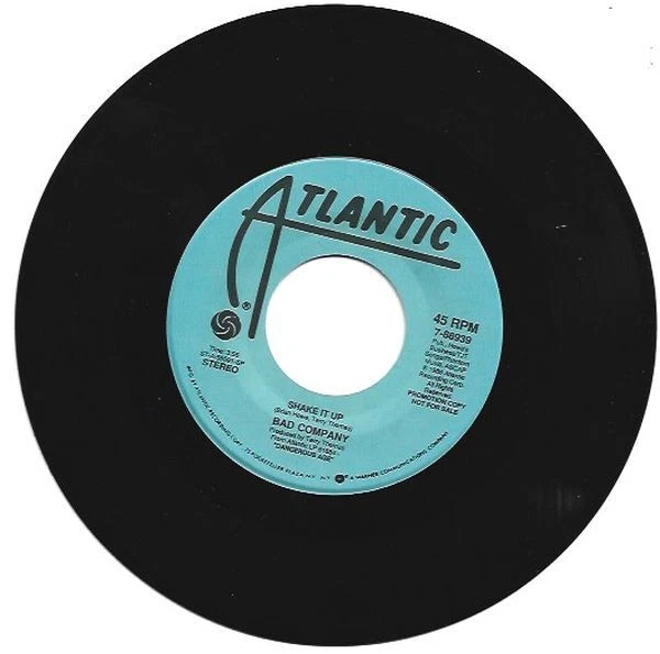 Bad Company - No Smoke Without A Fire 7" Promotional 45 RPM Single - Image 4 of 4