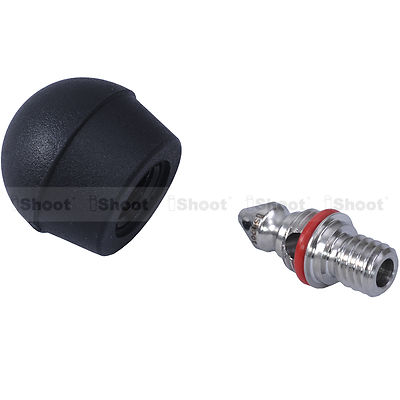 3/8'' Edelstahl Spike Fuss Gummifuss fur Gitzo Kamera Einbeinstativ Blitzstativ