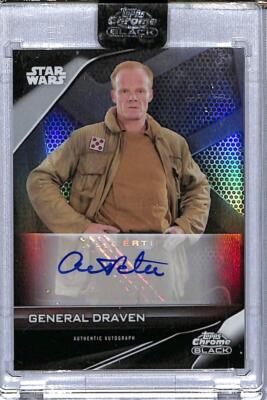 2023 Topps Star Wars Chrome Black #A-AP Alistair Petrie as General