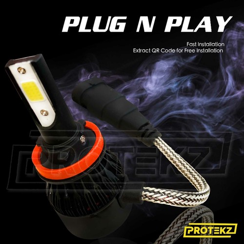 LED Fog Light Kit Protekz H11 6000K Bulbs for 2014-2016 Fiat 500L - Bild 7 von 12