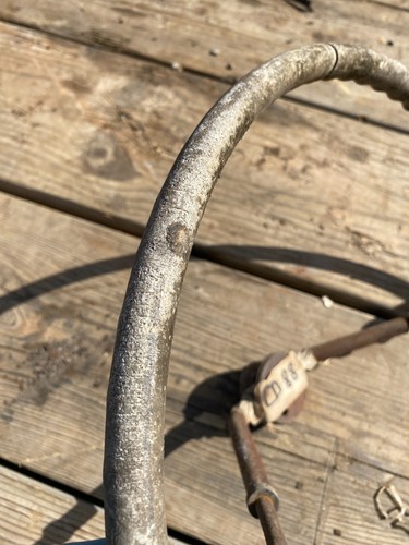 (1) 1959 Cadillac Steering Wheel vintage NEEDS REFURBISHMENT sold as a core - Foto 3 di 14