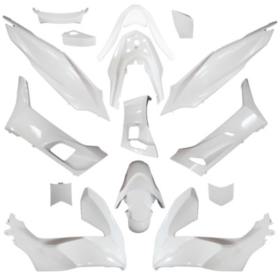 KOMPLETT VERKLEIDUNG SET AFTERMARKET PASSEND FÜR HONDA PCX 125 2021 - 2024 WEISS