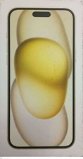 Original Apple Empty Box iPhone 15 Plus Yellow No accessories/No Manual 