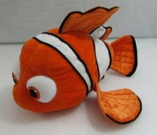 Disney Store Finding Nemo Plush Movie Stuffed Animal Clown Fish Large 16"