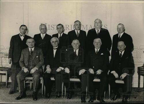 1932 Press Photo Members of executives council of American Federation of Labor