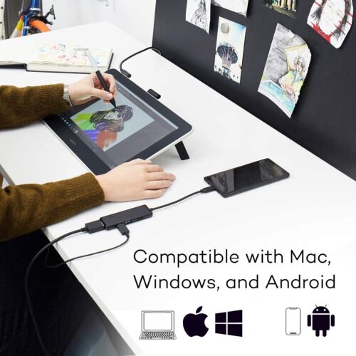 NEW Wacom One 13.3" Creative Pen Display, Flint White #DTC133W0A - SHIPS FAST - Picture 4 of 6