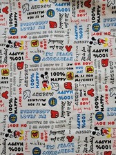 DISNEY FABRIC MICKEY MOUSE THROUGH THE YEARS CLASSIC Multi Quilt BY THE YARD