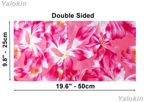 6pcs Pink Flower Scarves Family Pack Elastic Print Gaiter Bandana Balaclava N49 - Picture 3 of 8