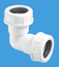 21.5mm Pipe Elbow Compression No Glue Needed Overflow Condense Pipe Bend