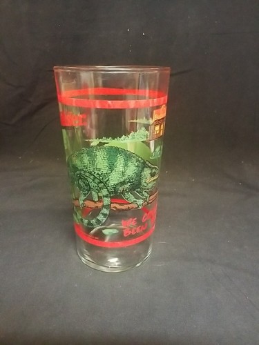 Budweiser Beer Glass, w/Iguanas, "We Could've Been Huge!" 5.25" T - Picture 5 of 7