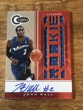 2010-11 Panini Totally Certified John Wall RC Patch Auto /99 Red #151