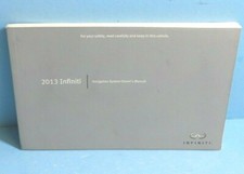 13 2013 Infiniti Navigation Systems owners manual 