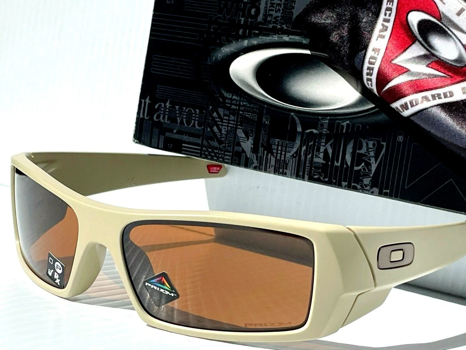 NEW Oakley SI GASCAN DESERT Tan w PRIZM Bronze lens Sunglass 9014 41