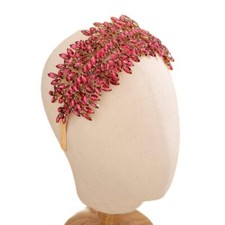 Bridal Crystal Headband for Wedding Party Silver Large Crystal Headpiece Hair...