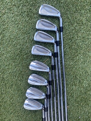 MACGREGOR TOURNEY VIP FORGED 3-PW IRONS GOLF CLUBS Rifle S-Flex RH 