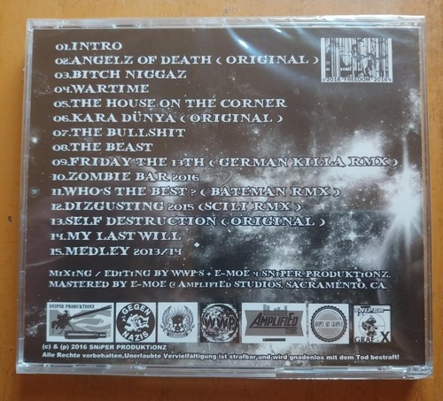 GANXSTA NIP & M.C. CHRISCORE - "ANGELZ OF DEATH" CD "SEALED" HIP HOP RAP 2016 - Bild 2 von 2