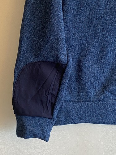 Goodfellow & Co. Sweatshirt Mens Medium Pullover Sweater Blue 1/4 Snap Front - Picture 7 of 12