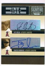 2005 Donruss Signature Inkcredible #IS-2 Shields / Rodriguez Auto