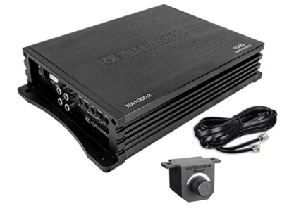 Alphasonik NA1000.2 Neuron Series 1000W Max 2-Channel Bridgeable Car Amplifier
