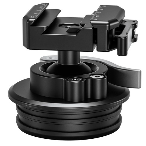 Leofoto Lever-Lock Ballhead w Integrated 75mm Adapter - STB-75X Arca & Picatinny - Picture 2 of 2