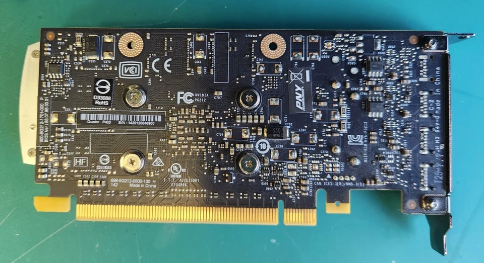 NVIDIA Quadro P400 professional graphics card 2GB GDDR5 3 x MiniDP Low Profile - Image 2 of 4