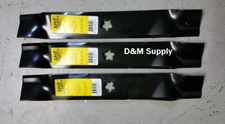 Set of 3 XHT lawn Mower blades to fit Husqvarna 52" 574-870801 GT GTH