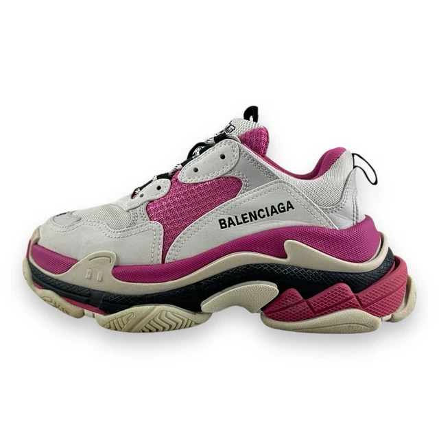 Balenciaga Triple S Pink/White Women’s Trainers Size UK 3 EU 36