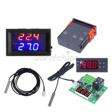 W1209WK 90-250V MH1210W Digital LED Temperature Controller Sensor Thermostat