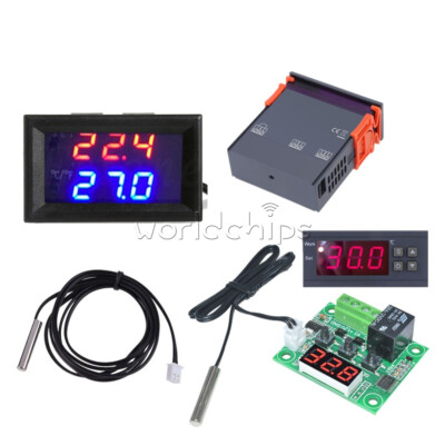 W1209WK 90-250V MH1210W Digital LED Temperature Controller Sensor Thermostat