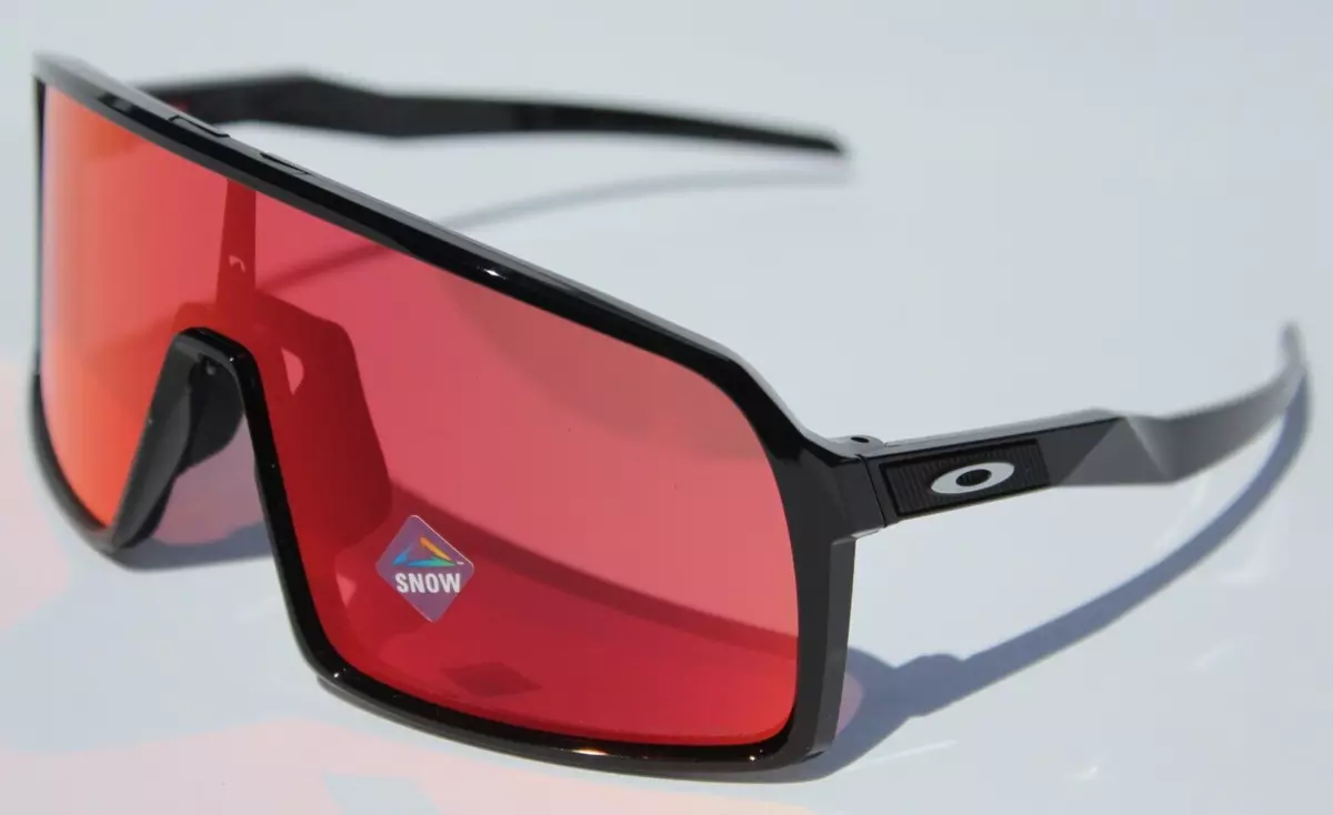 Sutro Prizm Snow Black Iridium Lenses, Polished Black Frame Sunglasses