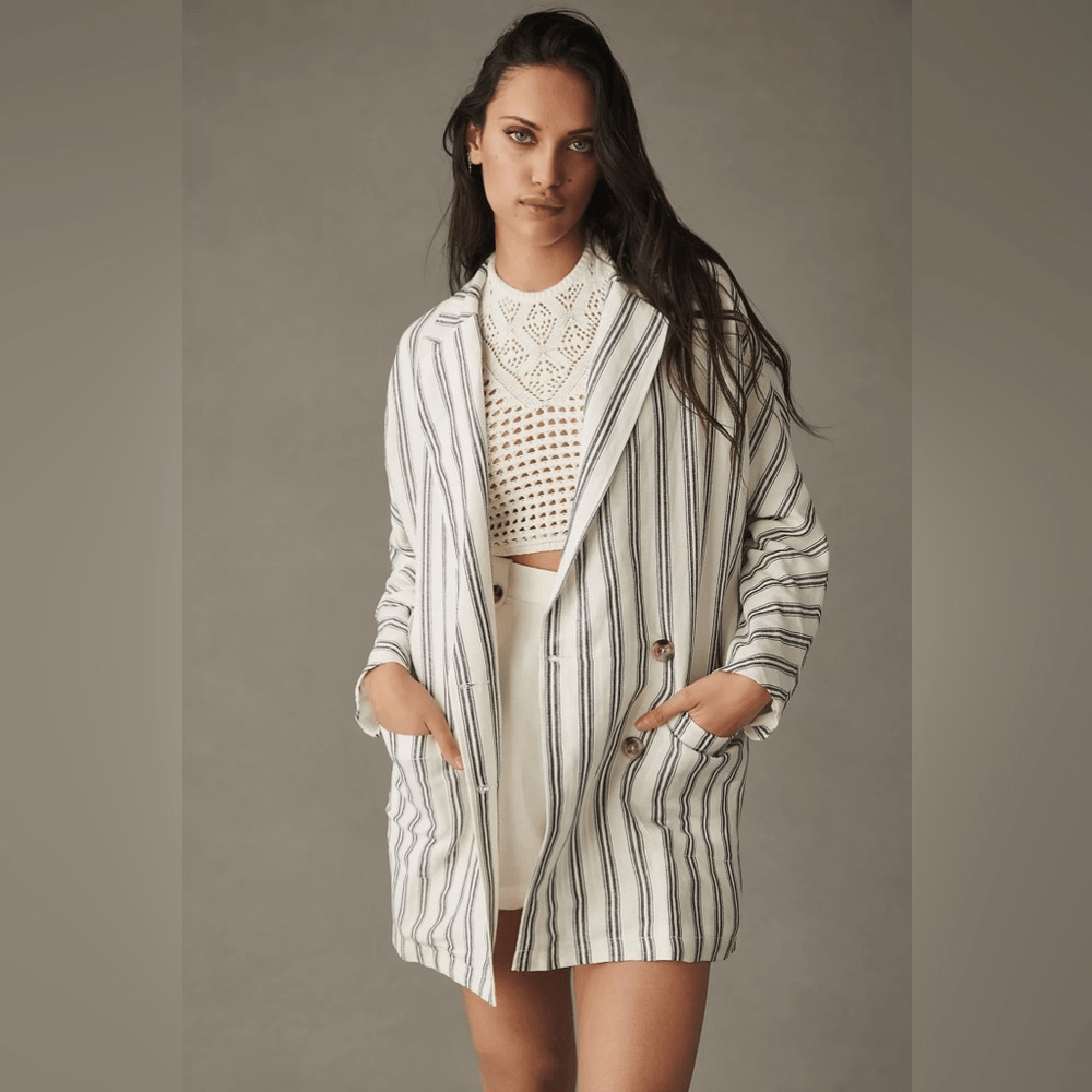 Anthropologie Pilcro Dolman-Sleeve Blazer Size Medium