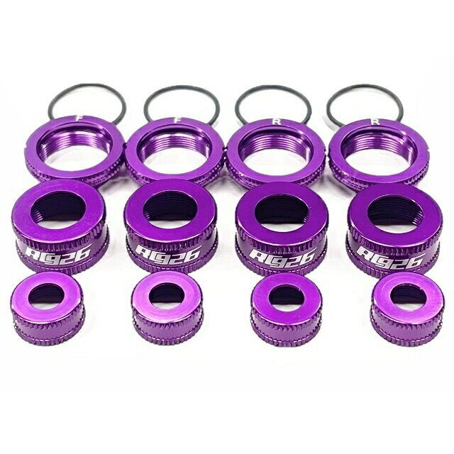 Yokomo Alum. SLF Shock Spring Cup (Standard) - Purple Yokomo Alum. SLF Shock Spring Cup (Standard) - Purple