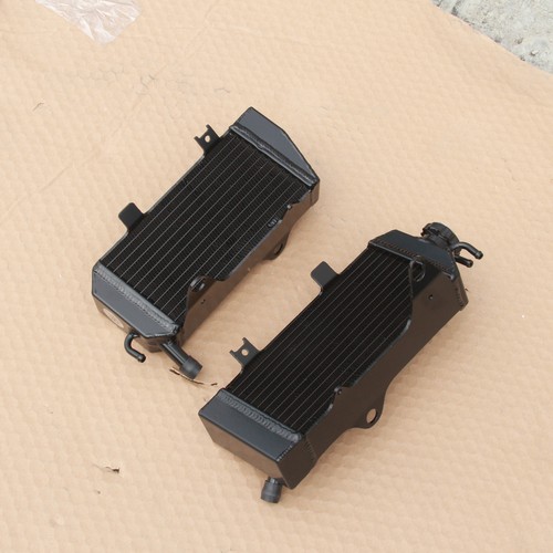 2 Rows Aluminum Radiator For Honda CRF450 CRF450R 2009 2010 2011 2012 Black - Picture 3 of 7