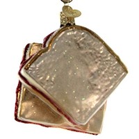 Old World Christmas Peanut Butter & Jelly Sandwich Glass Blown Ornament, New, Fr on sale Old World Christmas Peanut Butter & Jelly Sandwich Glass Blown Ornament, New, Fr on sale