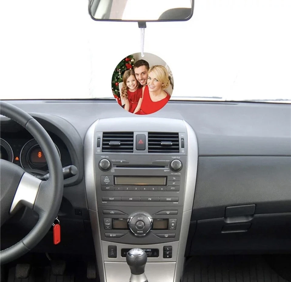 Custom Air Freshener Personalized Photo Face Funny Cute Gift Dog Cat Pet Picture - Image 4 of 4