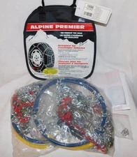 1550 Alpine Premier Diamond Pattern Tire Chains - Never Used