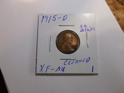 HIGHER GRADE KEY DATE 1915-D WHEAT PENNY
