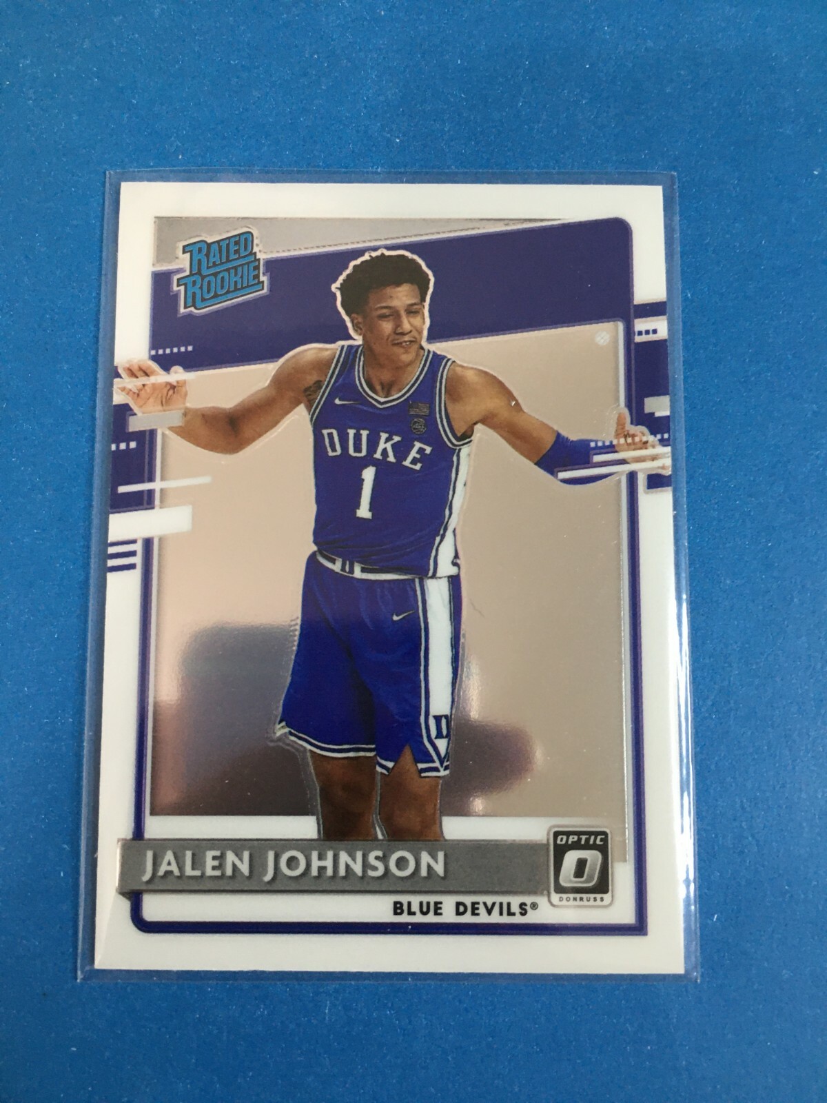 F139,199 2021 Chronicles Draft Picks RC OPTIC #213 JALEN JOHNSON DUKE