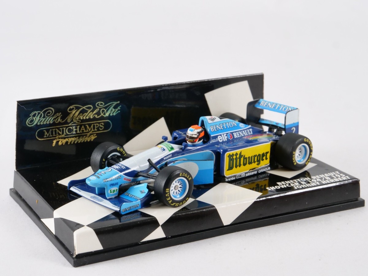 希少限定品!1/43 PMA ベネトンフォード B187 Minichamps 1:43 Benetton Renault Showcar B 194 B 195 Johnny