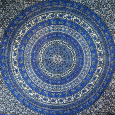 Elefant Mandala Tagesdecken