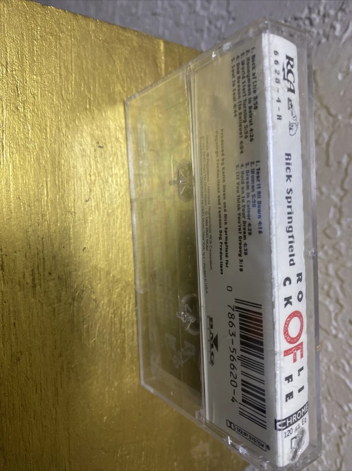 Rock of Life by Rick Springfield (Cassette, Oct-1990, RCA)  BRAND NEW - Image 2 of 4