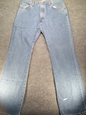 Levi's 517 Boot Cut Jeans Men's W36 L30 Light Wash Blue Denim Made in USA Vintag