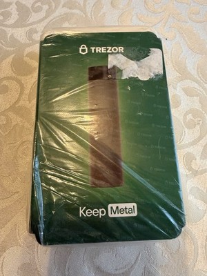 Trezor Keep Metal Crypto Seed Phrase 20 - Word Backup