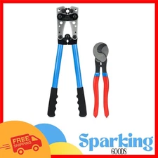 Professional iCrimp Battery Cable Crimping Tool Set for All Wire Sizes 8 to 1/0